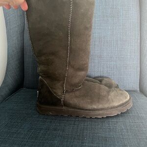 UGG Black tall Suede Boots